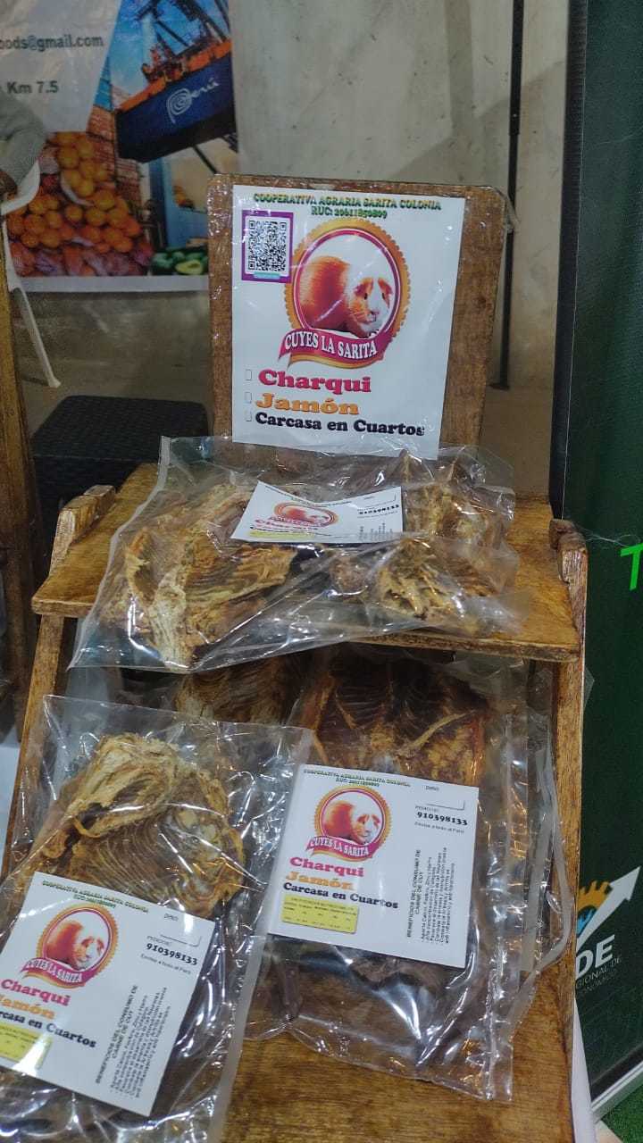 Cuy beneficiado empacado al vacio