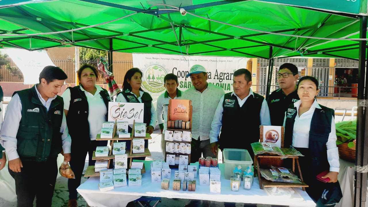 Exposicion de productos en diversas ferias de la region, gracias al gobierno regional Proyecto de Competitividad GRDE.