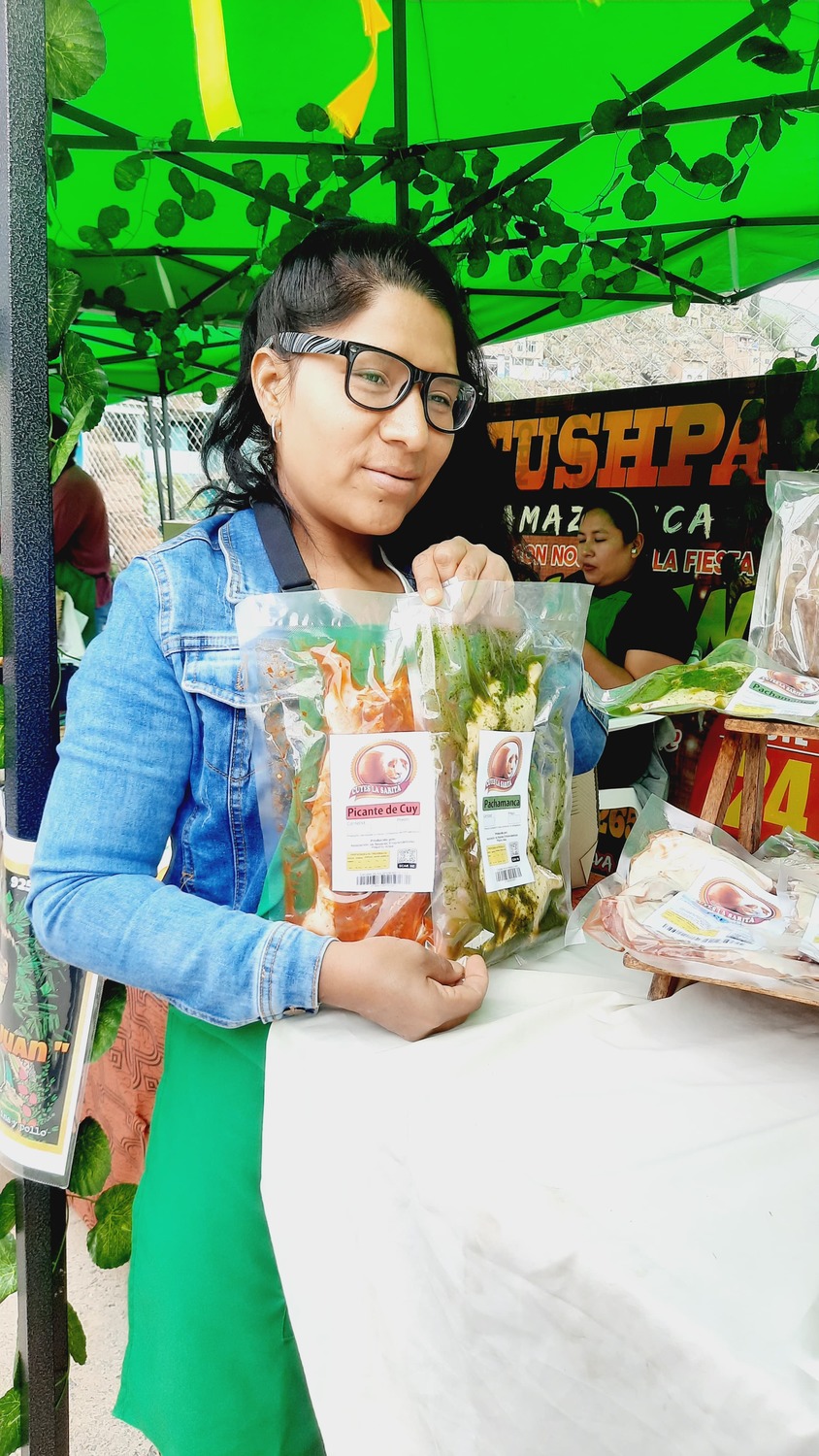Carne de cuy mariando empacado al vacio: "Cuyes la Sarita"